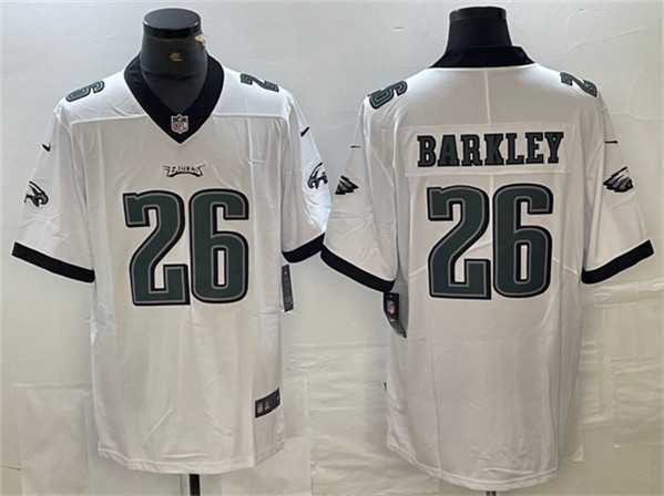 Men's Philadelphia Eagles #26 Saquon Barkley White Vapor Untouchable Limited Jersey,We sell and wholesale Men's Philadelphia Eagles #26 Saquon Barkley White Vapor Untouchable Limited Jersey on line form chian!